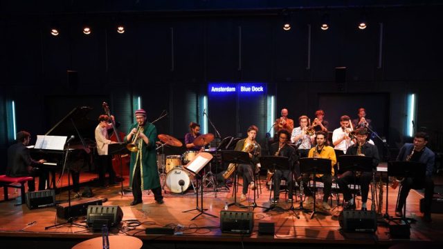 Andrea Glockner Big Band, CvA Blue Dock, Amsterdam 2026 (photo Stéphane Glockner)