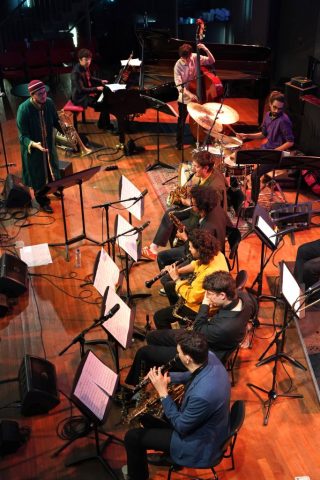 Andrea Glockner Big Band, CvA Blue Dock, Amsterdam 2026 (photo Stéphane Glockner)