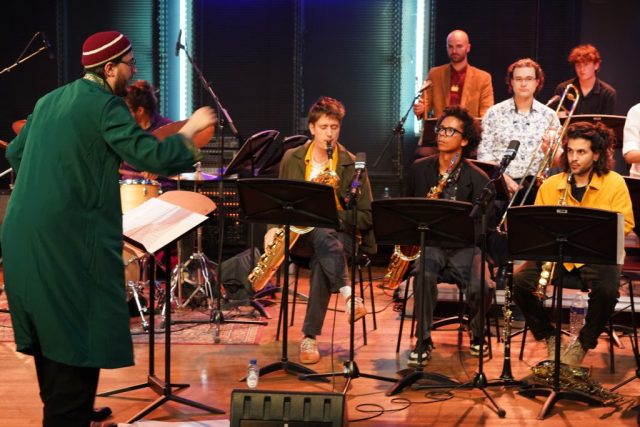 Andrea Glockner Big Band, CvA Blue Dock, Amsterdam 2026 (photo Stéphane Glockner)