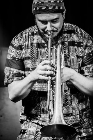 Andrea Glockner, with the Defunkt at the Paradox (Pays-Bas), 2025 (photo Izabella Ridder)