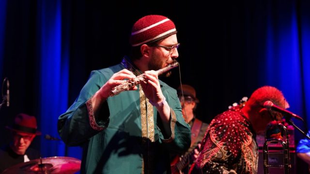 Andrea Glockner, con Defunkt al Cultuurpodium Boerderij (Paesi-Bassi), 2026 (foto Stéphane Glockner)