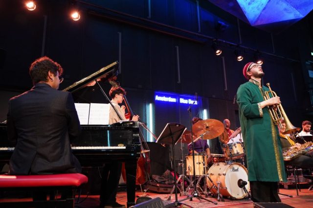 Andrea Glockner Big Band, CvA Blue Dock, Amsterdam 2026 (foto Stéphane Glockner)