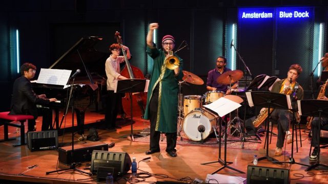 Andrea Glockner Big Band, CvA Blue Dock, Amsterdam 2026 (foto Stéphane Glockner)
