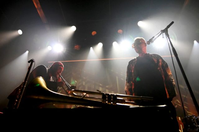 Andrea Glockner & Joseph Bowie, Across the Lines, Rocher de Palmer Bordeaux-Cenon, oct. 2025 (foto David Bert)